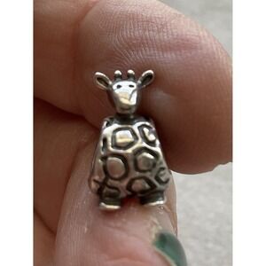 Pandora sterling silver Giraffe charm ALE 925